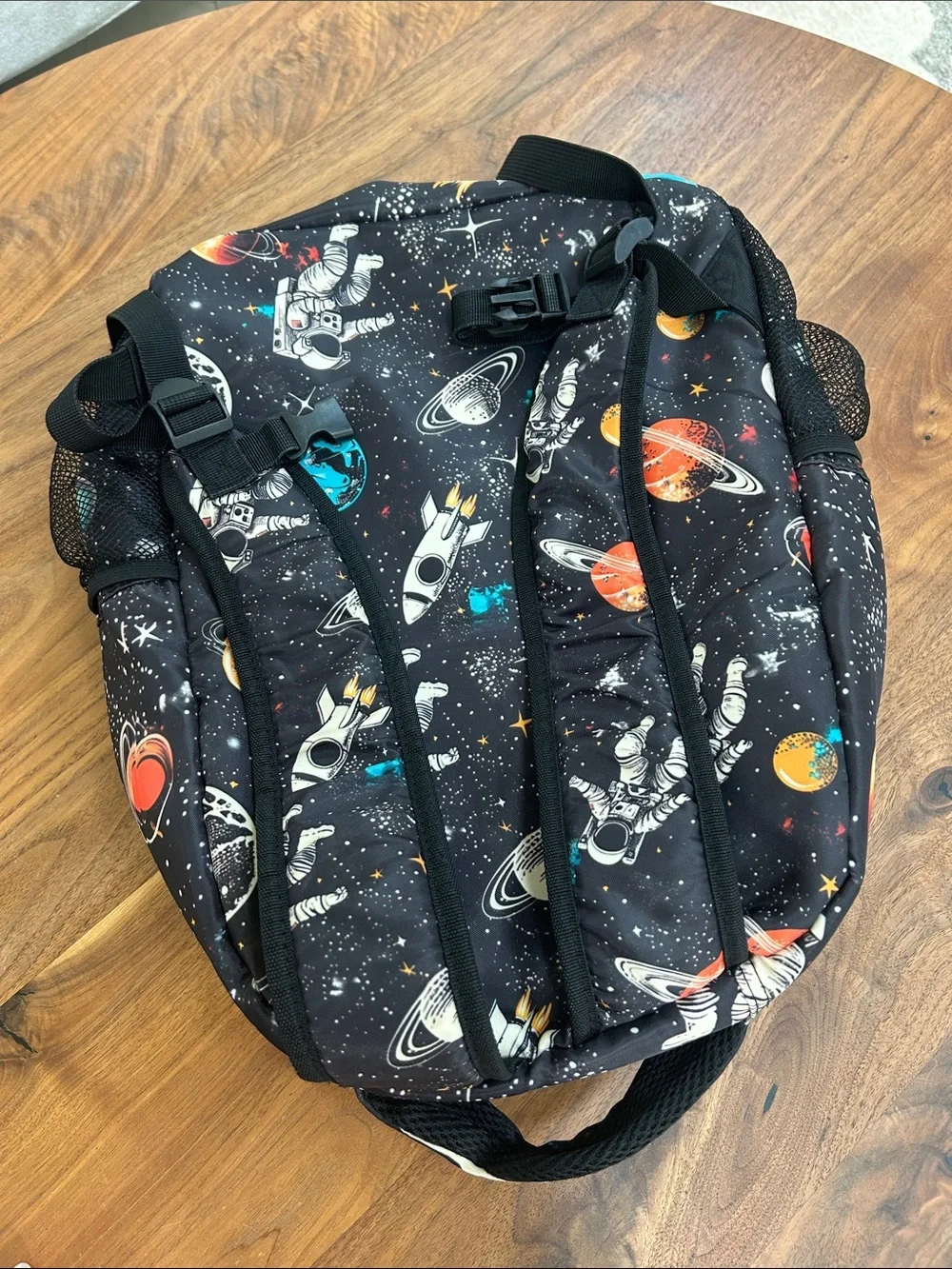 Kids Space Astronaut Backpack - 17 inch Black